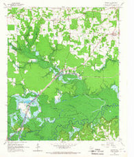 Bassett Texas Historical topographic map, 1:24000 scale, 7.5 X 7.5 Minute, Year 1965