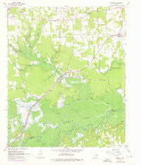 Bassett Texas Historical topographic map, 1:24000 scale, 7.5 X 7.5 Minute, Year 1965
