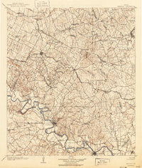 Bastrop Texas Historical topographic map, 1:125000 scale, 30 X 30 Minute, Year 1904