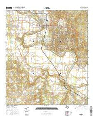 Bastrop Texas Current topographic map, 1:24000 scale, 7.5 X 7.5 Minute, Year 2016
