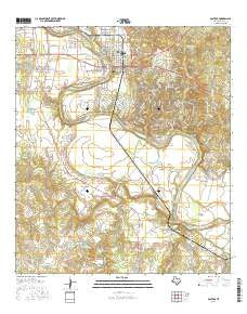 Bastrop Texas Current topographic map, 1:24000 scale, 7.5 X 7.5 Minute, Year 2016