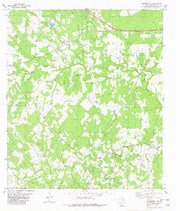 Bastrop SW Texas Historical topographic map, 1:24000 scale, 7.5 X 7.5 Minute, Year 1982