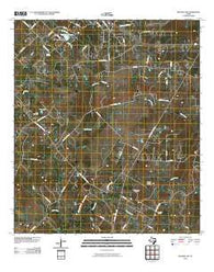 Bastrop SW Texas Historical topographic map, 1:24000 scale, 7.5 X 7.5 Minute, Year 2010