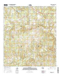 Bastrop SW Texas Current topographic map, 1:24000 scale, 7.5 X 7.5 Minute, Year 2016