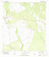 Batesville Texas Historical topographic map, 1:24000 scale, 7.5 X 7.5 Minute, Year 1972