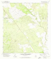 Batesville Hill Texas Historical topographic map, 1:24000 scale, 7.5 X 7.5 Minute, Year 1971