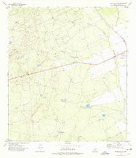 Batesville NW Texas Historical topographic map, 1:24000 scale, 7.5 X 7.5 Minute, Year 1972