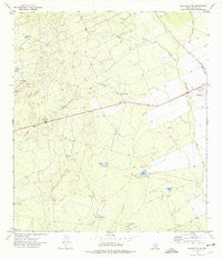 Batesville NW Texas Historical topographic map, 1:24000 scale, 7.5 X 7.5 Minute, Year 1972