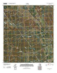 Batesville Hill Texas Historical topographic map, 1:24000 scale, 7.5 X 7.5 Minute, Year 2010