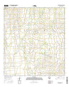 Batesville SW Texas Current topographic map, 1:24000 scale, 7.5 X 7.5 Minute, Year 2016