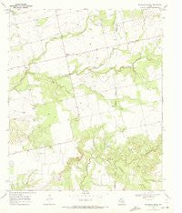 Baumann School Texas Historical topographic map, 1:24000 scale, 7.5 X 7.5 Minute, Year 1969