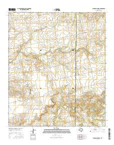 Baumann School Texas Current topographic map, 1:24000 scale, 7.5 X 7.5 Minute, Year 2016