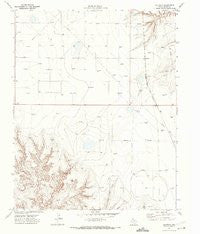 Bautista Texas Historical topographic map, 1:24000 scale, 7.5 X 7.5 Minute, Year 1971
