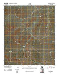 Baylor Draw Texas Historical topographic map, 1:24000 scale, 7.5 X 7.5 Minute, Year 2010