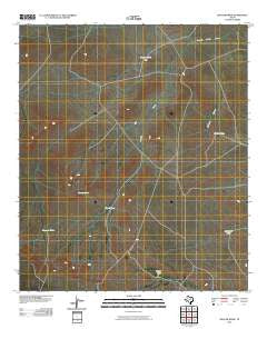 Baylor Draw Texas Historical topographic map, 1:24000 scale, 7.5 X 7.5 Minute, Year 2010