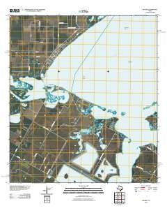 Bayside Texas Historical topographic map, 1:24000 scale, 7.5 X 7.5 Minute, Year 2010