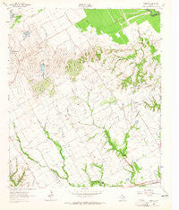 Bazette Texas Historical topographic map, 1:24000 scale, 7.5 X 7.5 Minute, Year 1962