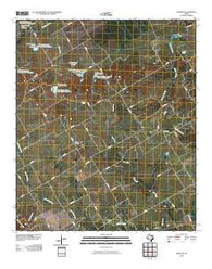 Bazette Texas Historical topographic map, 1:24000 scale, 7.5 X 7.5 Minute, Year 2010