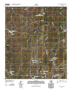 Bead Mountain Texas Historical topographic map, 1:24000 scale, 7.5 X 7.5 Minute, Year 2010