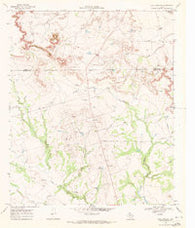 Beal Hollow Texas Historical topographic map, 1:24000 scale, 7.5 X 7.5 Minute, Year 1969