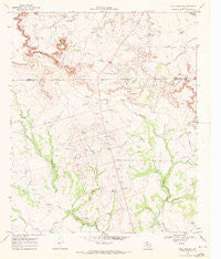 Beal Hollow Texas Historical topographic map, 1:24000 scale, 7.5 X 7.5 Minute, Year 1969