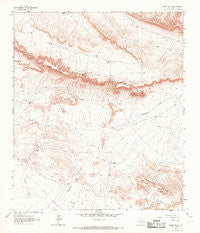 Bean Hills Texas Historical topographic map, 1:24000 scale, 7.5 X 7.5 Minute, Year 1964