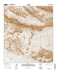 Bean Hills Texas Current topographic map, 1:24000 scale, 7.5 X 7.5 Minute, Year 2016