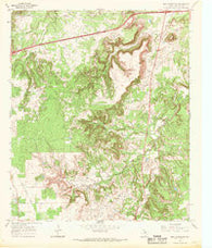 Bear Mountain Texas Historical topographic map, 1:24000 scale, 7.5 X 7.5 Minute, Year 1966