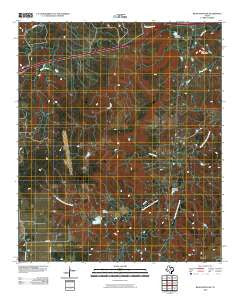 Bear Mountain Texas Historical topographic map, 1:24000 scale, 7.5 X 7.5 Minute, Year 2010