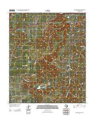 Bear Mountain Texas Historical topographic map, 1:24000 scale, 7.5 X 7.5 Minute, Year 2012