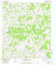 Beaukiss Texas Historical topographic map, 1:24000 scale, 7.5 X 7.5 Minute, Year 1982