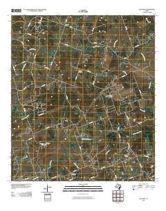 Beaukiss Texas Historical topographic map, 1:24000 scale, 7.5 X 7.5 Minute, Year 2010