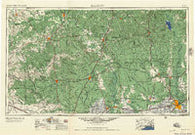 Beaumont Texas Historical topographic map, 1:250000 scale, 1 X 2 Degree, Year 1957
