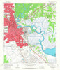 Beaumont East Texas Historical topographic map, 1:24000 scale, 7.5 X 7.5 Minute, Year 1960