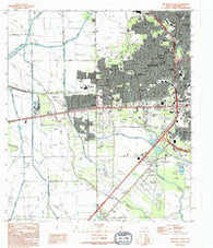 Beaumont West Texas Historical topographic map, 1:24000 scale, 7.5 X 7.5 Minute, Year 1994