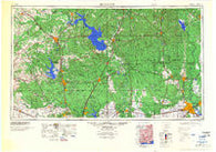 Beaumont Texas Historical topographic map, 1:250000 scale, 1 X 2 Degree, Year 1984