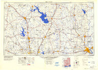 Beaumont Texas Historical topographic map, 1:250000 scale, 1 X 2 Degree, Year 1984