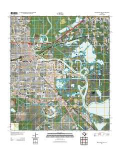 Beaumont East Texas Historical topographic map, 1:24000 scale, 7.5 X 7.5 Minute, Year 2013