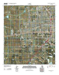 Beaumont West Texas Historical topographic map, 1:24000 scale, 7.5 X 7.5 Minute, Year 2010