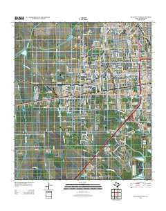 Beaumont West Texas Historical topographic map, 1:24000 scale, 7.5 X 7.5 Minute, Year 2013