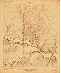 Beaver Creek Texas Historical topographic map, 1:31680 scale, 7.5 X 7.5 Minute, Year 1920