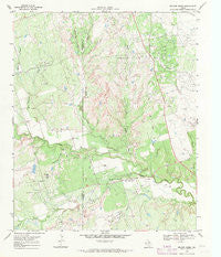 Beaver Creek Texas Historical topographic map, 1:24000 scale, 7.5 X 7.5 Minute, Year 1968