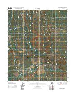 Beaver Creek Texas Historical topographic map, 1:24000 scale, 7.5 X 7.5 Minute, Year 2012