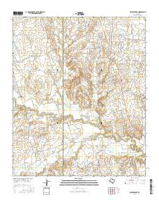 Beaver Creek Texas Current topographic map, 1:24000 scale, 7.5 X 7.5 Minute, Year 2016