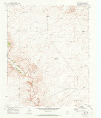 Beck Ranch Texas Historical topographic map, 1:24000 scale, 7.5 X 7.5 Minute, Year 1971
