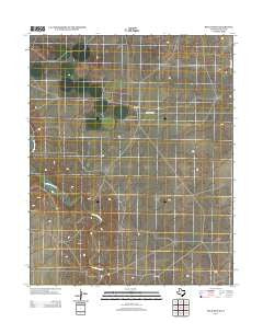 Beck Ranch Texas Historical topographic map, 1:24000 scale, 7.5 X 7.5 Minute, Year 2012
