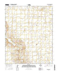 Beck Ranch Texas Current topographic map, 1:24000 scale, 7.5 X 7.5 Minute, Year 2016