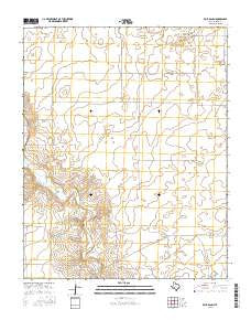 Beck Ranch Texas Current topographic map, 1:24000 scale, 7.5 X 7.5 Minute, Year 2016