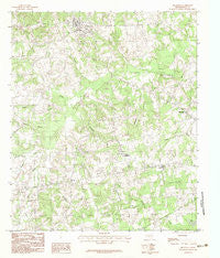 Beckville Texas Historical topographic map, 1:24000 scale, 7.5 X 7.5 Minute, Year 1983