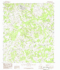 Beckville Texas Historical topographic map, 1:24000 scale, 7.5 X 7.5 Minute, Year 1983